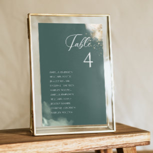 Convite Greenery Eucalyptus Gold Foil Table Seating Card