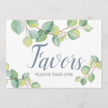Greenery Eucalyptus - Sinal de Favor do Casamento