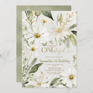 Convite Greenery não é uma maravilhosa Flores de primeiro 