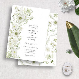 Convite Greenery Rustic Boho Invitation