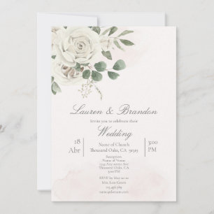 Convite Greenery Wedding