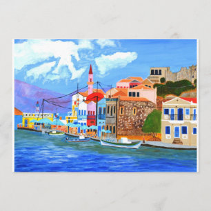 Convite grego da costa