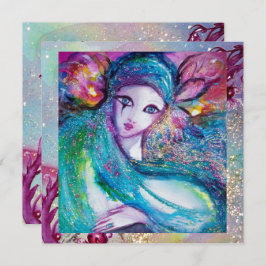 Convite Grelhas Florais do Partido Mascarada de MÁSCARAS A