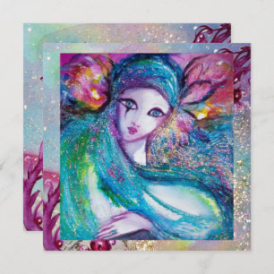 Convite Grelhas Florais do Partido Mascarada de MÁSCARAS A