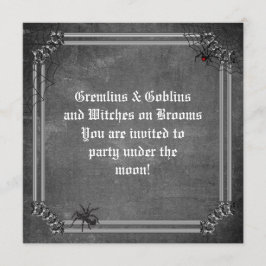Convite Gremlins e Goblins Spooky Halloween