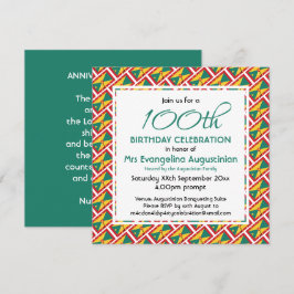 Convite GRENADA Patriótica Personalizável QUALQUER Anivers
