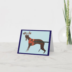 Convite Greyhound Rena de Papai Noel