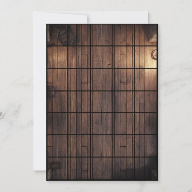 Convite Gridmap de Papel no Chão 5x72 (Frente)