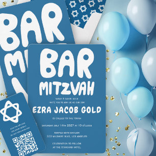 Convite Groovtering Handlettering Bar Personalizado Mitzva