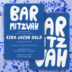 Convite Groovtering Handlettering Bar Personalizado Mitzva