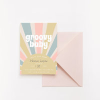 Groovy Baby Hippie - Chá de fraldas