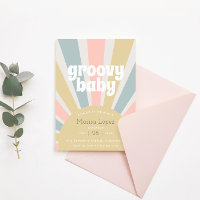 Groovy Baby Hippie - Chá de fraldas