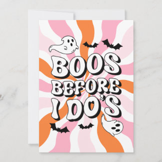 Convite Groovy Boo's Antes da Bachelorette