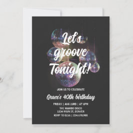 Convite Groovy Retro Birthday
