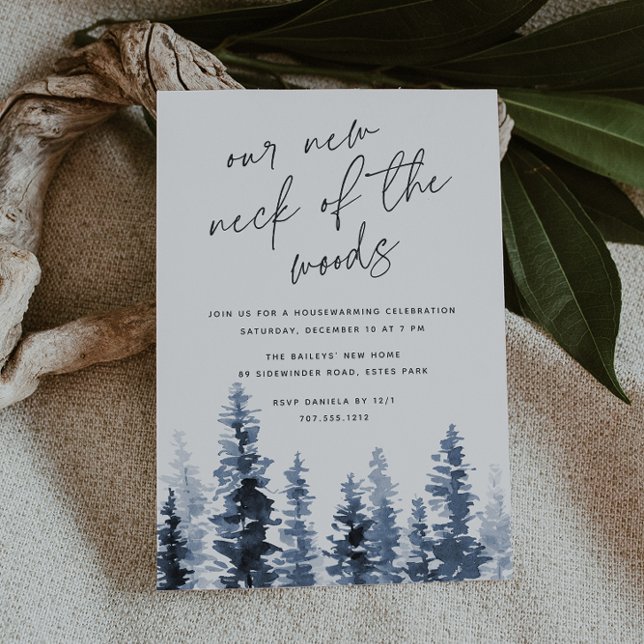 Convite Grove de Madeira | Novo Pescoço do Aquecimento Dom (Criador carregado)