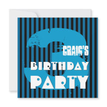 Grunge e Stripes Z03P de aniversário de 3 anos