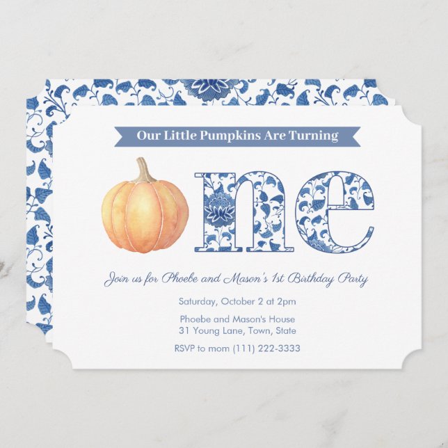 Convite Grupo de primeiros aniversarios Gêmeos da Bomba In (Frente/Verso)