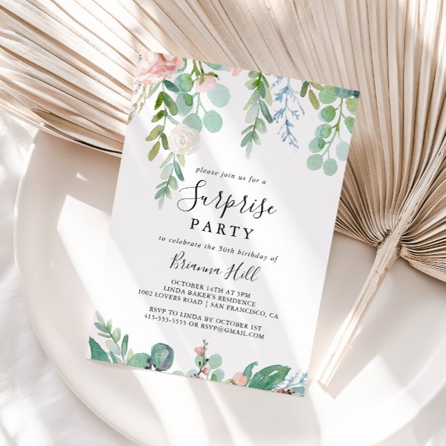 Convite Grupo de Surpresas Tropicais Coloridas (Criador carregado)