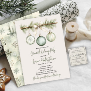 Convite Grupo de troca de Enfeites de natal modernos