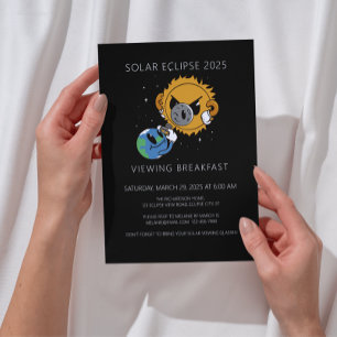 Convite Grupo de Visualização de Fotoobomb Solar Eclipse 2