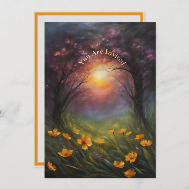 Convite Grupo de Visualização do Eclipse Solar Flores Tota (Frente/Verso)