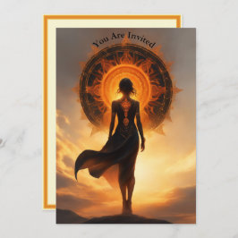 Convite Grupo de Visualização do Eclipse Solar Totalmente 