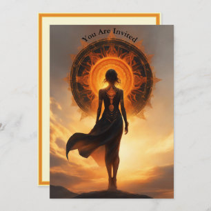 Convite Grupo de Visualização do Eclipse Solar Totalmente 