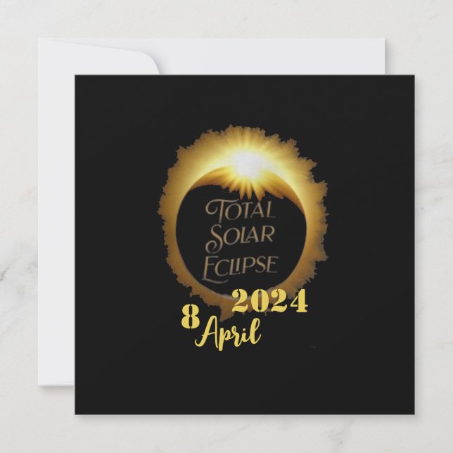 Convite Grupo de Visualização Total do Eclipse Solar 2024 (Frente)