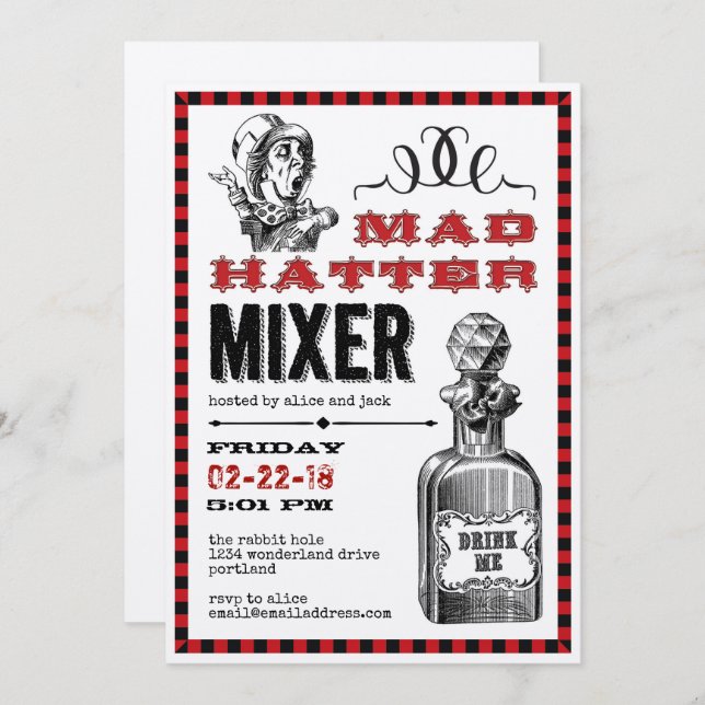 Convite Grupo Misturador de Ódio Louco (Frente/Verso)