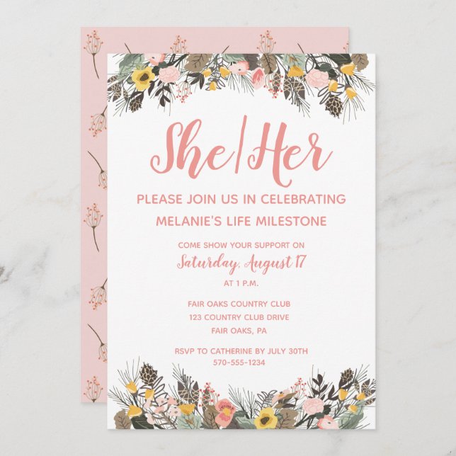 Convite Grupo Transgénero de Chás Trans (Frente/Verso)