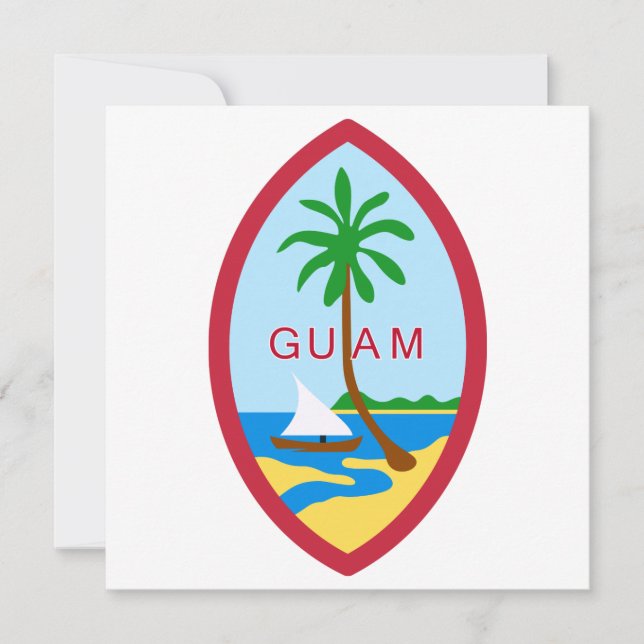 Convite Guam Seal (Frente)
