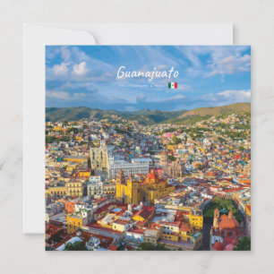 Convite Guanajuato, México - Paisagem Urbana Colorida