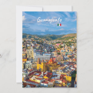 Convite Guanajuato, México - Paisagem Urbana Colorida