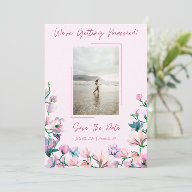 Convite Guardar A Data (Em pé/Frente)