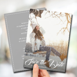 Convite Guardar a Festa de formatura de Fotografias de Dat