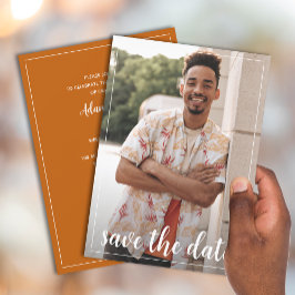 Convite Guardar a Festa de formatura de Fotografias de Dat