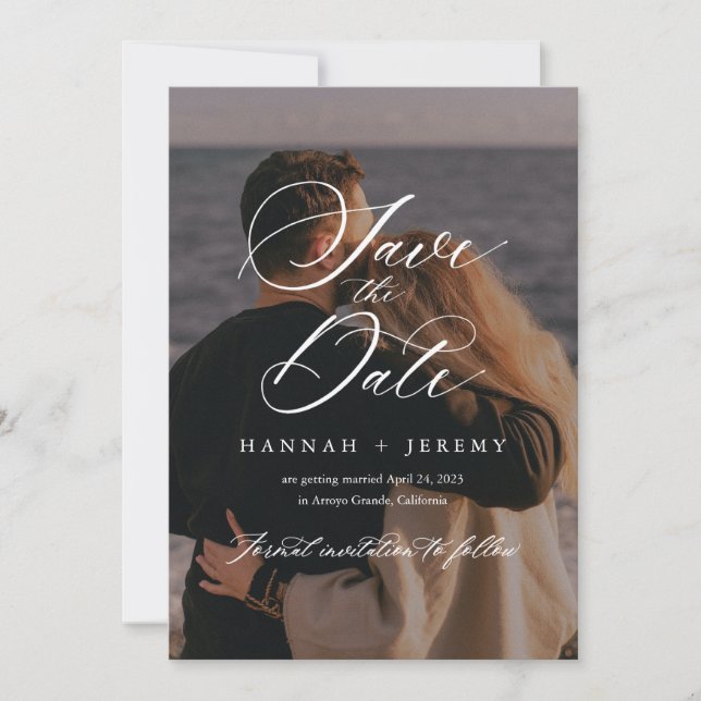 Convite Guardar Caligrafia a Data (Frente)