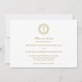 Convite Guardar Formal a Data