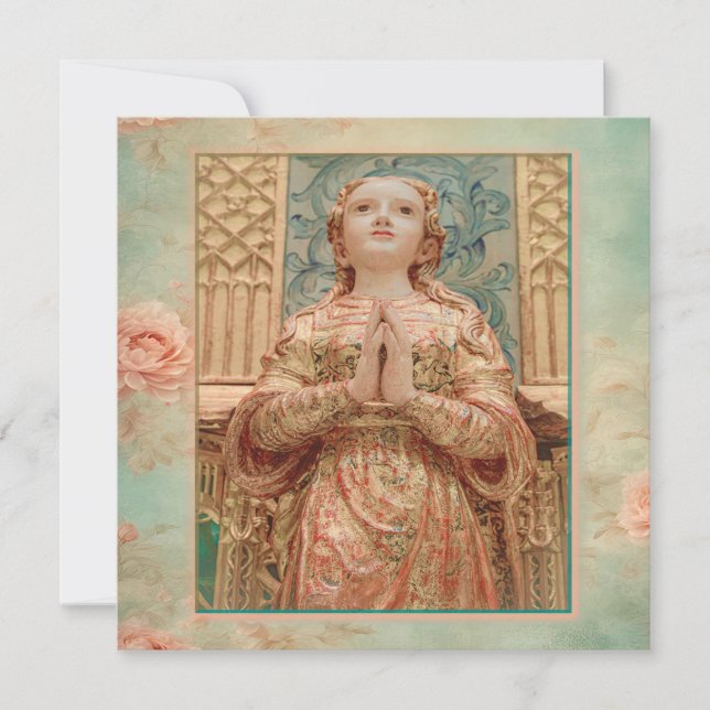 Convite Guardian Angel picture invitation (Frente)