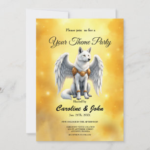 Convite Guardião da Aurora – O Lobo Alado Branco.