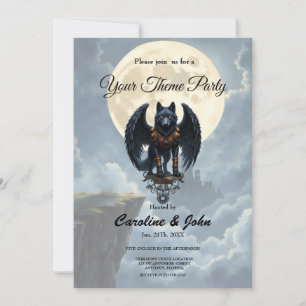 Convite Guardião da Lua – O Lobo de Asa Preta.