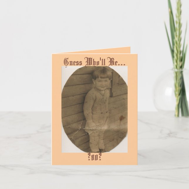 Convite Guess Who'll Be..., ?80? (Frente)