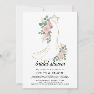Convite Guia de Estilo de Vestido de Noiva Boho   Casament