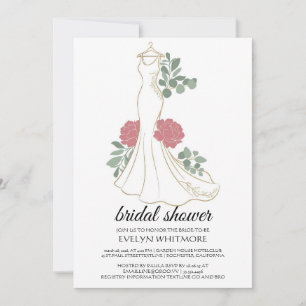 Convite Guia de Estilo de Vestido de Noiva Boho   Casament
