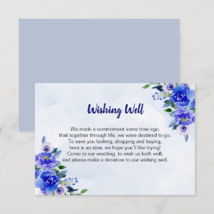 Convite Guia de Presentes de Casamento Floral em Aquarela 