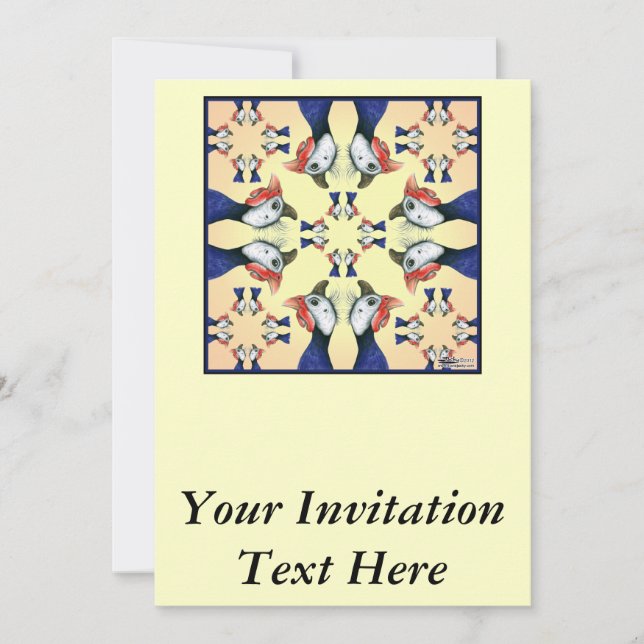 Convite Guineas em todo lugar! (Frente)