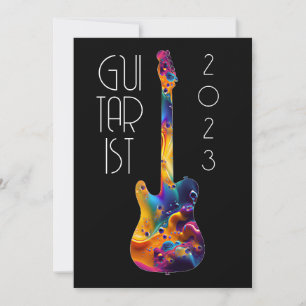 CONVITE GUITARISTA PRESENÇA COLORIDA BANDA DE GUITARRA 202