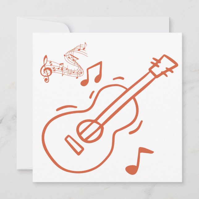 Convite guitarra (Frente)