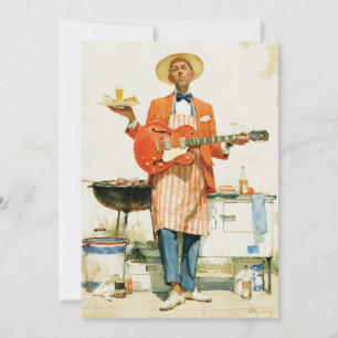 Convite Guitarrista do Blues do Churrasco no Quintal
