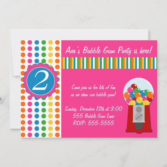 Convite Gumball convida (Frente)